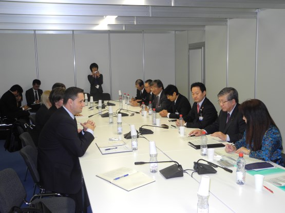 Dr. Denis Bećirović, Speaker of the House of Representatives of the Parliamentary Assembly of BiH, met with the President of the House of Representatives of the Parliamentary Assembly of Japan